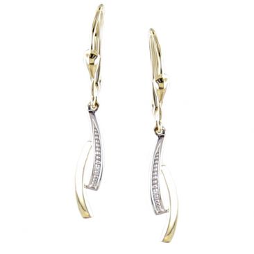Boucles d'oreilles pendants or & diamant(s) Stepec - MPO27537-01