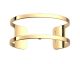 Bracelet manchette Les Georgettes - Pure finition or 25 mm