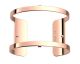 Bracelet manchette Les Georgettes - Pure finition or rose 40 mm