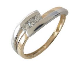 Bague or diamant(s) Stepec - urdBSX dt IoDT 2O