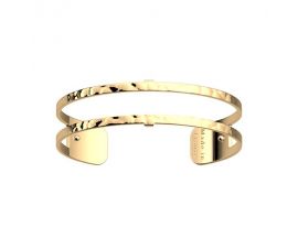 Bracelet manchette Les Georgettes - Pure martelée finition or 14 mm