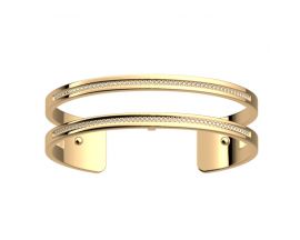 Bracelet manchette Les Georgettes - Pure précieuses finition or 14 mm