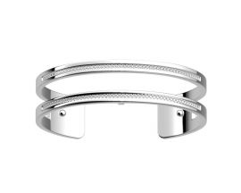 Bracelet manchette Les Georgettes - Pure précieuses finition argent 14 mm