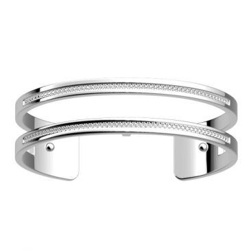 Bracelet manchette Les Georgettes - Pure précieuses finition argent 14 mm