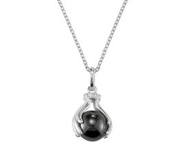 Collier argent hématite Jourdan - AMK079