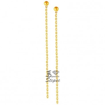 Boucles d'oreilles pendants plaqué or GL Paris - Altesse - 70204080100000