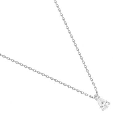 Collier or blanc & diamant synthétique Diamanti - DS3012.21