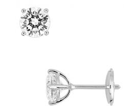 Boucles d'oreilles boutons diamant(s) synthétiques or Diamanti blanc - DS2003.21