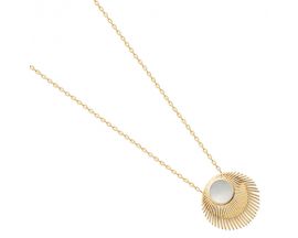 Collier plaqué or et nacre Stepec - ESJJOPOU