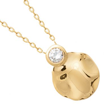 Collier plaqué or et oxyde Stepec - ESJJOIOU