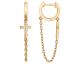 Boucles d'oreilles créoles plaqué or oxydes Phebus - 66400031