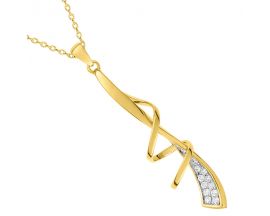 Collier empierré plaqué or - BSCK61Z40