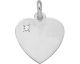 Pendentif or blanc & diamant - 631.2BG