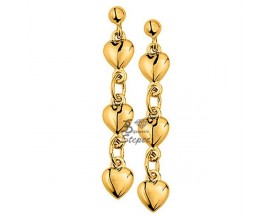 Boucles d'oreilles pendants plaqué or GL Paris - Altesse - 70230560100000