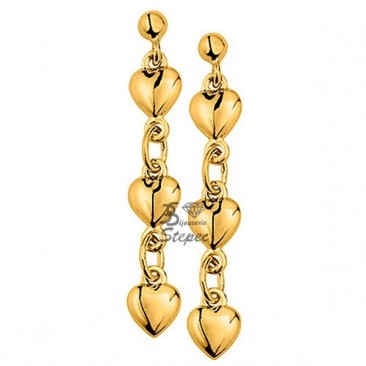 Boucles d'oreilles pendants plaqué or GL Paris - Altesse - 70230560100000