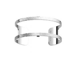 Bracelet manchette Les Georgettes - Pure rayonnante finition argent 25 mm