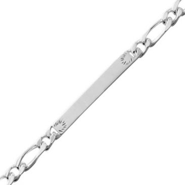 Bracelet gourmette identité argent - 304015.00