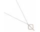 Collier argent et oxydes LINEARGENT - 17783-PE