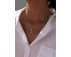 Collier argent et oxydes LINEARGENT - 17783-PE