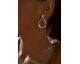 Boucles d'oreilles pendants argent & oxydes LINEARGENT - 18018-A