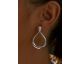 Boucles d'oreilles pendants argent & oxydes LINEARGENT - 18018-A