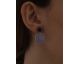Boucles d'oreilles pendants argent & quartz LINEARGENT - 18053-B-A