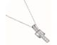 Collier argent et oxydes LINEARGENT - 16486-PE