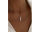 Collier argent et oxydes LINEARGENT - 16486-PE
