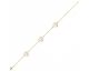 Bracelet coeurs plaqué or oxydes Phebus - 76300012