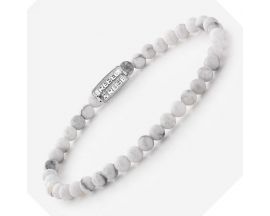 Bracelet perles Rebel & Rose Virgin White 4 mm - RR-40007-S