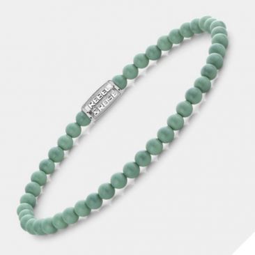 Bracelet perles Rebel & Rose Endless Summer Mint 4 mm - RR-40088-S