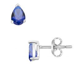 Boucles d'oreilles boutons argent spinelles Phebus - 70400377