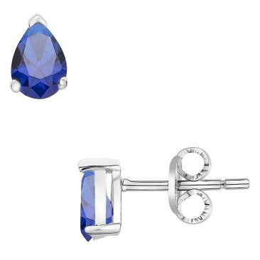 Boucles d'oreilles boutons argent spinelles Phebus - 70400377