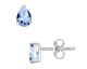 Boucles d'oreilles boutons argent spinelles Phebus - 70400405