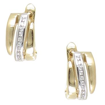 Boucles d'oreilles créoles or Stepec - MBO28868-06