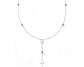 Collier argent chapelet Vierge Croix Stepec - cITUI