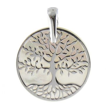 Pendentif or arbre de vie nacre Lucas Lucor - XPA165G