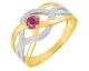 Bague or & rubis - 08PA575BR
