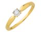 Bague solitaire or & diamant Stepec - nPOIBE