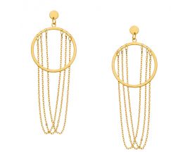 Boucles d'oreilles pendants or Stepec - aTOPBT
