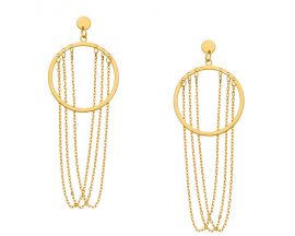 Boucles d'oreilles pendants or Stepec - aTOPBT