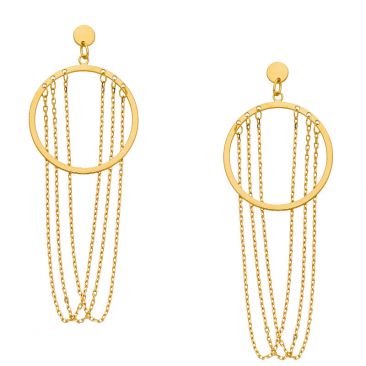 Boucles d'oreilles pendants or Stepec - aTOPBT