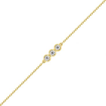 Bracelet or et oxydes - 497059.Z0