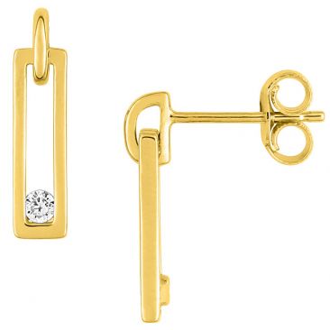 Boucles d'oreilles pendants or oxydes - 297172.Z0