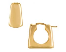 Boucles d'oreilles créoles argent doré Charles Garnier - AGF160008E