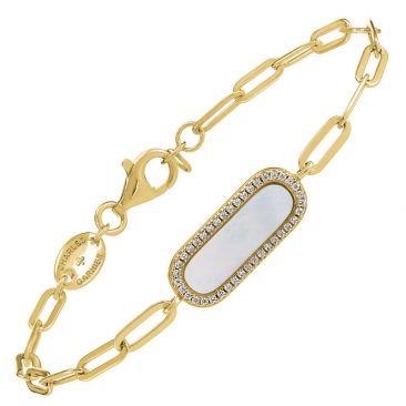 Bracelet argent doré oxydes Charles Garnier - AGF170065B