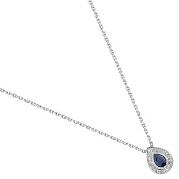 Collier or saphir(s) & diamant(s) - MN501GSB4