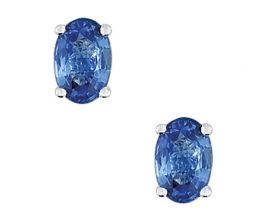 Boucles d'oreilles boutons or & saphir(s) - 7VN256GS