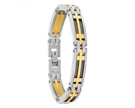 Bracelet acier bicolore Jourdan - JH110025B