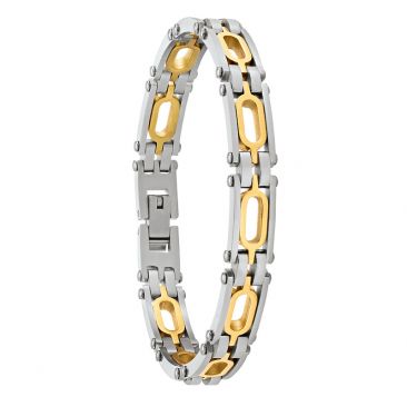 Bracelet acier bicolore Jourdan - JH110016B